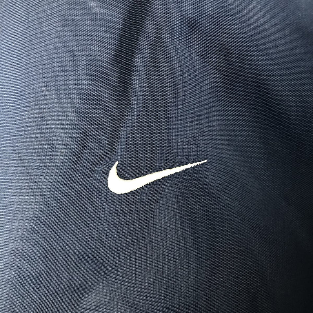 90s-00'S Nike Men's Lightweight Windbreaker (Size XL) polyester navy blue type Vintage Second Hand