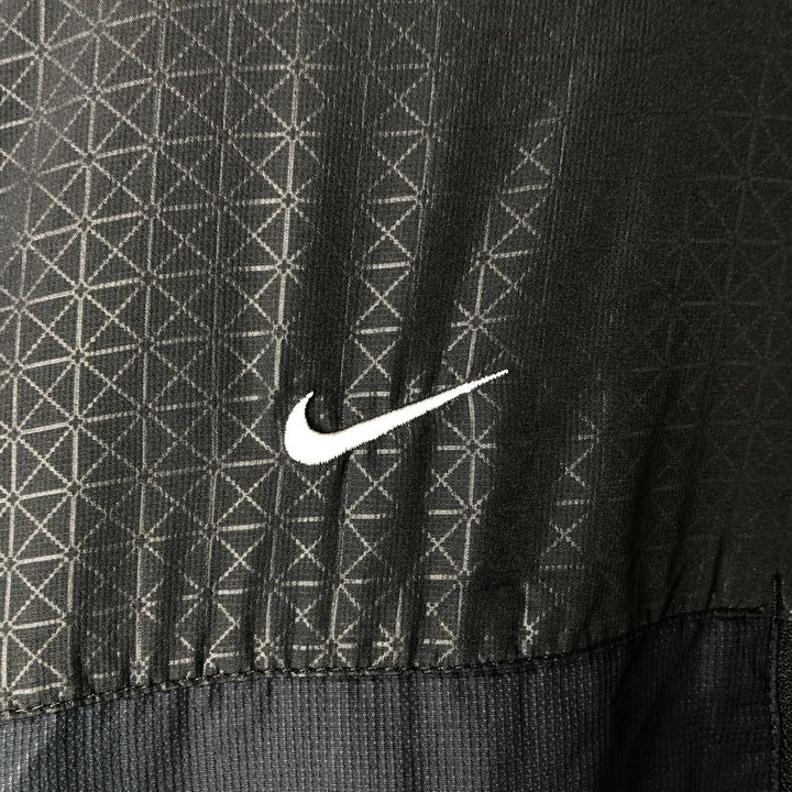 90s-00'S Nike Athletic 72 All-Over Print Windbreaker, Men's Size L polyester black type Vintage Second Hand