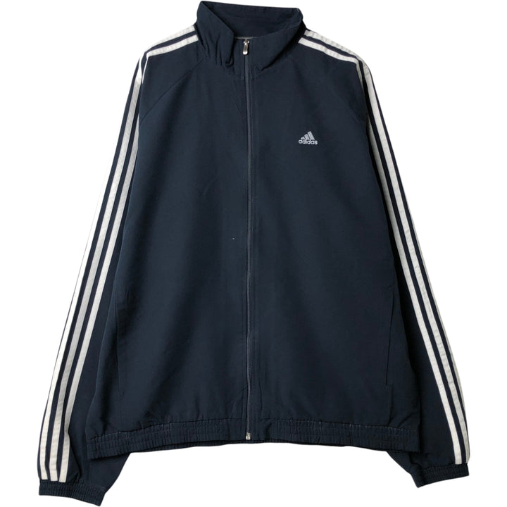 2000'S adidas CLIMA365 windbreaker, men's size XL polyester navy blue type Vintage Second Hand