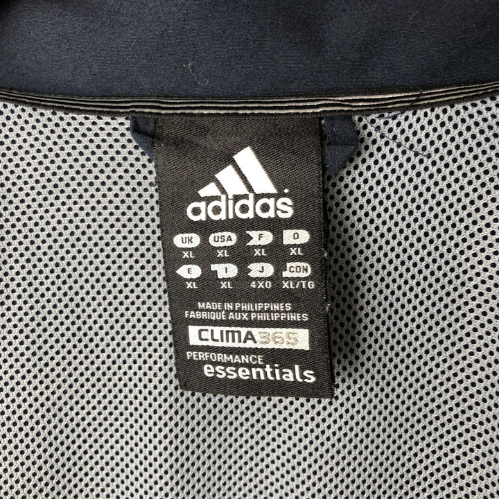 2000'S adidas CLIMA365 windbreaker, men's size XL polyester navy blue type Vintage Second Hand