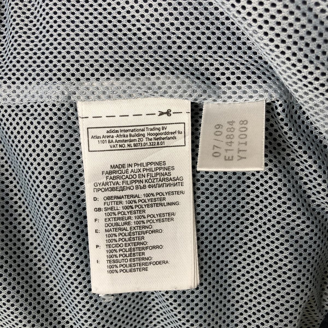 2000'S adidas CLIMA365 windbreaker, men's size XL polyester navy blue type Vintage Second Hand