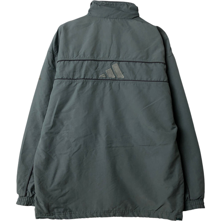 00'S adidas windbreaker, men's size S polyester gray type Vintage Second Hand