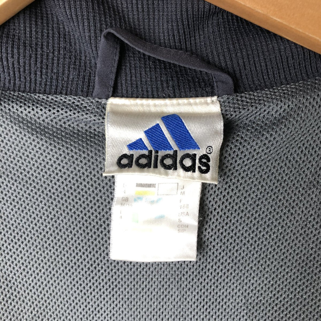 00'S adidas windbreaker, men's size S polyester gray type Vintage Second Hand