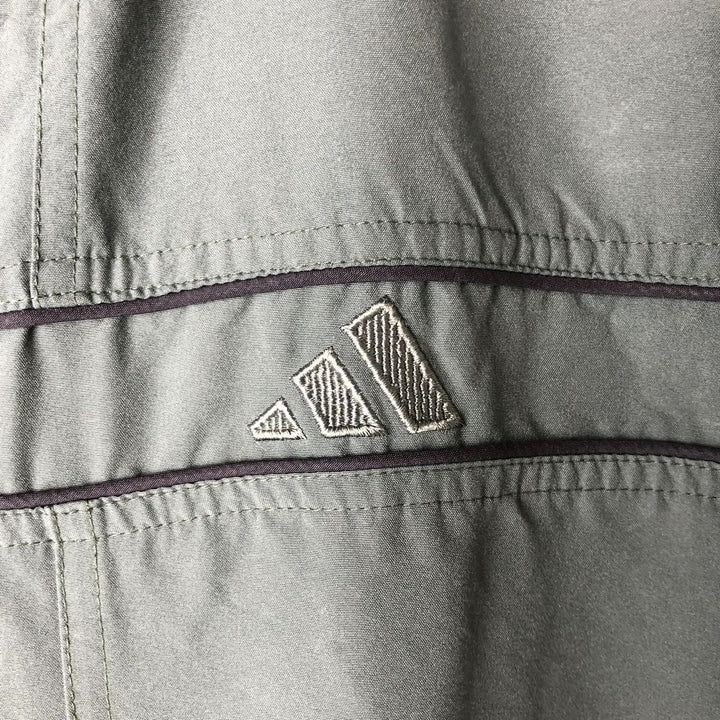 00'S adidas windbreaker, men's size S polyester gray type Vintage Second Hand