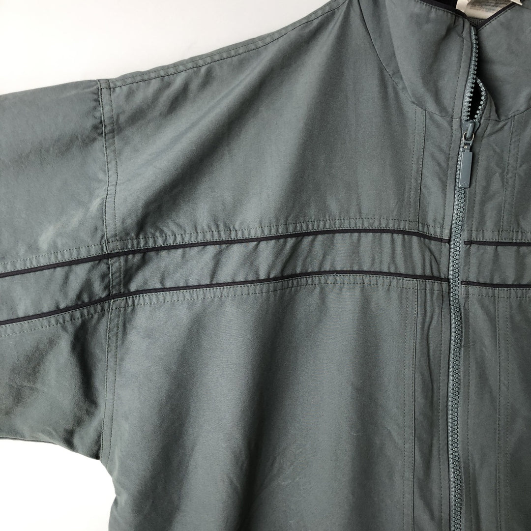 00'S adidas windbreaker, men's size S polyester gray type Vintage Second Hand