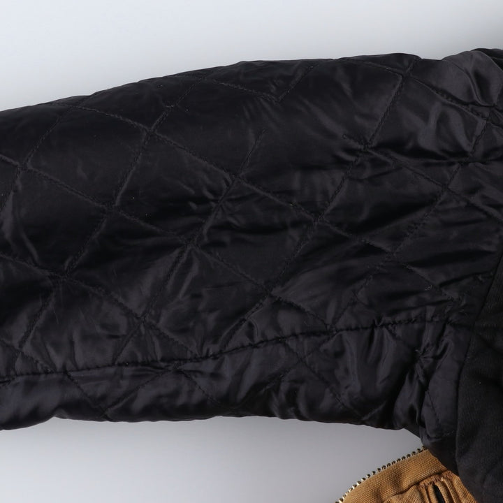 Carhartt Active Jacket, Padded Duck Full-Zip Hoodie, Made in USA, Men's XXL cotton brown type Vintage Second Hand