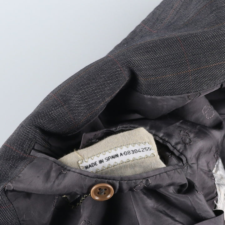 Christian Dior MONSIEUR Check Pattern Tailored Jacket, Men's Size M (approx.) unclear gray type Vintage Second Hand