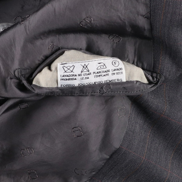 Christian Dior MONSIEUR Check Pattern Tailored Jacket, Men's Size M (approx.) unclear gray type Vintage Second Hand