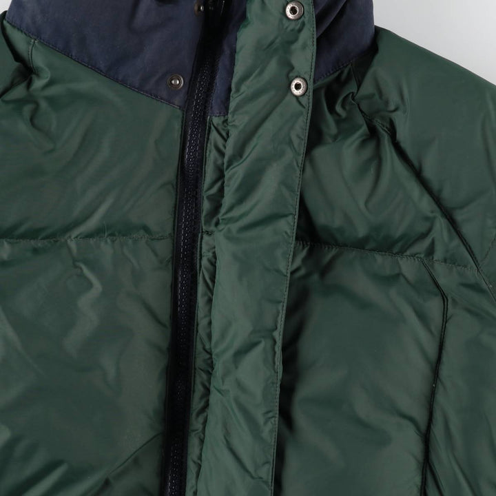 2000'S Nautica Crazy Pattern Reversible Down Jacket, Men's Size M (approx.) cotton navy blue type Vintage Second Hand