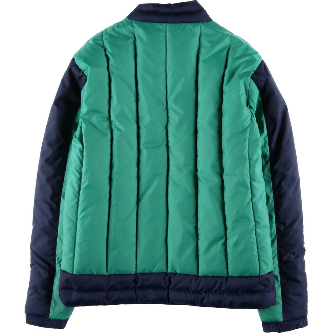 70s-80'S OUTDOORS MAN OF CENTRAL SALES FOR HIM Ripstop Down Jacket, Men's Size L (approx.) Nylon Emerald green Vintage Second Hand
