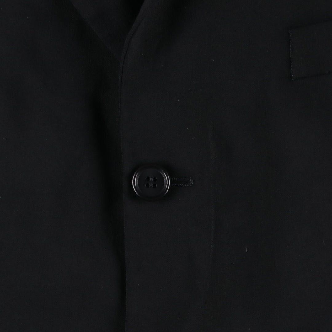 Hugo Boss wool tailored jacket, made in the USA, size L wool black type Vintage Second Hand