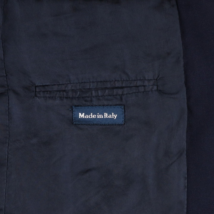 Ralph Lauren POLO by Ralph Lauren wool tailored jacket, made in Italy, men's size M equivalent. wool navy blue type Vintage Second Hand
