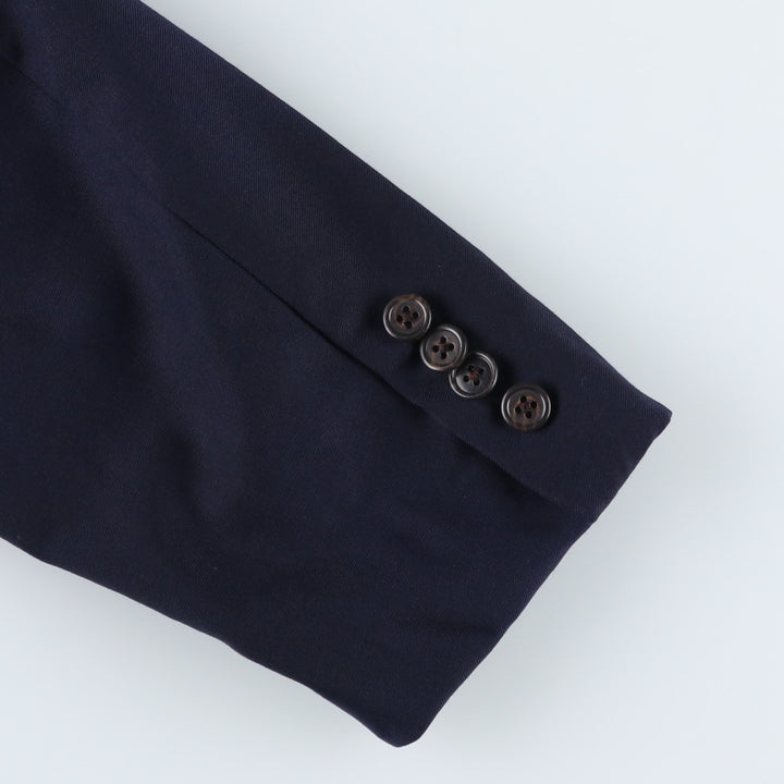 Ralph Lauren POLO by Ralph Lauren wool tailored jacket, made in Italy, men's size M equivalent. wool navy blue type Vintage Second Hand