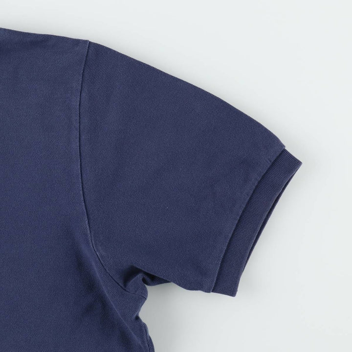 Ralph Lauren POLO by Ralph Lauren short sleeve polo shirt, men's XL size cotton navy blue type Vintage Second Hand