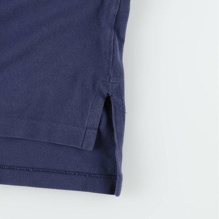 Ralph Lauren POLO by Ralph Lauren short sleeve polo shirt, men's XL size cotton navy blue type Vintage Second Hand