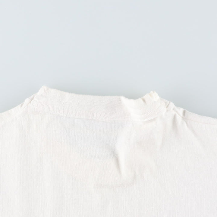 90'S Fruit of the Loom printed T-shirt, made in the USA, men's size L, vintage cotton white type Vintage Second Hand