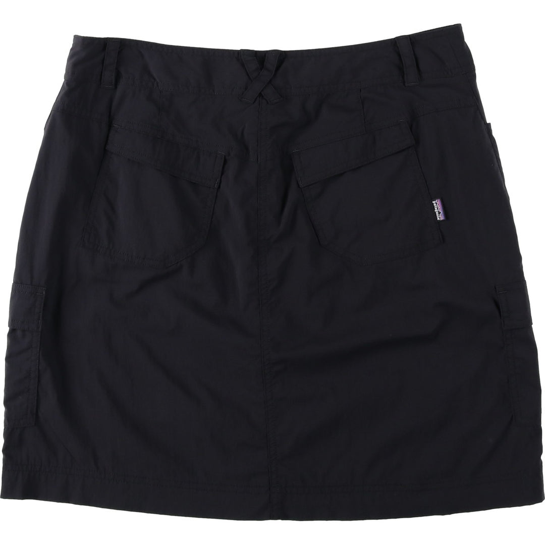 Patagonia 58686SP12 A-line Mini Skirt, Women's Size XL (approx.) Nylon black type Vintage Second Hand