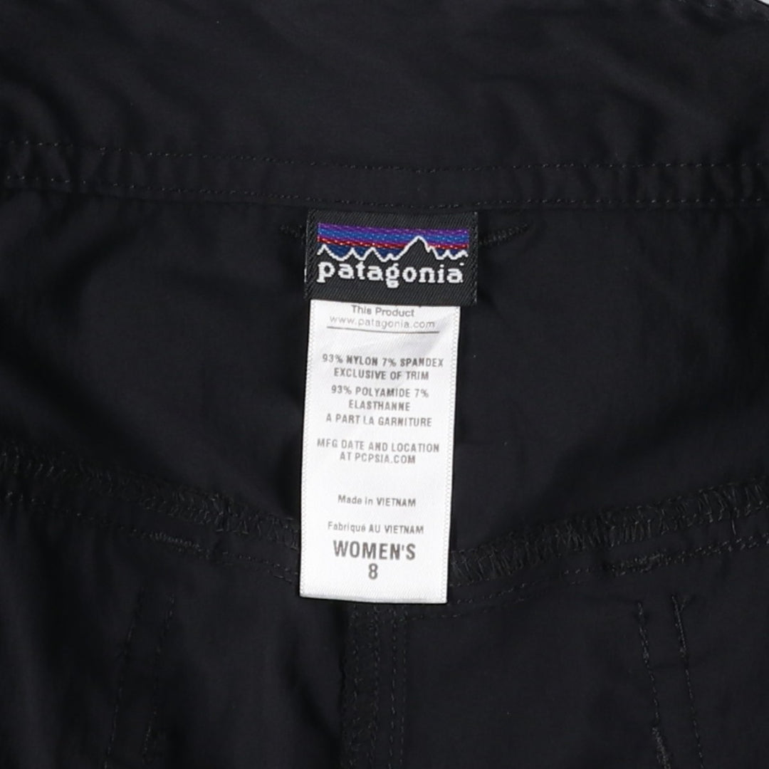 Patagonia 58686SP12 A-line Mini Skirt, Women's Size XL (approx.) Nylon black type Vintage Second Hand