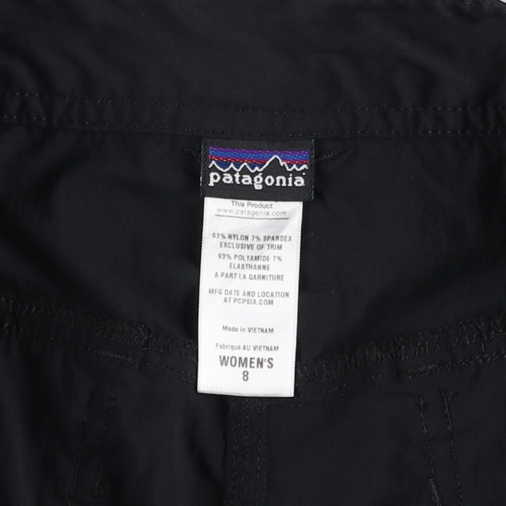 Patagonia 58686SP12 A-line Mini Skirt, Women's Size XL (approx.) Nylon black type Vintage Second Hand