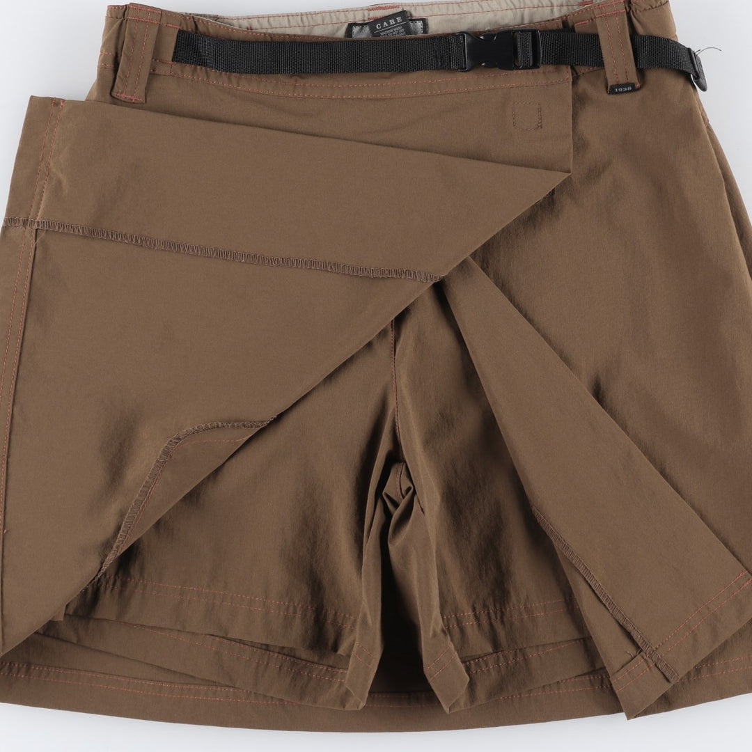 REI Mini Culotte Skirt, Women's Size L (equivalent to size L) Nylon brown type Vintage Second Hand