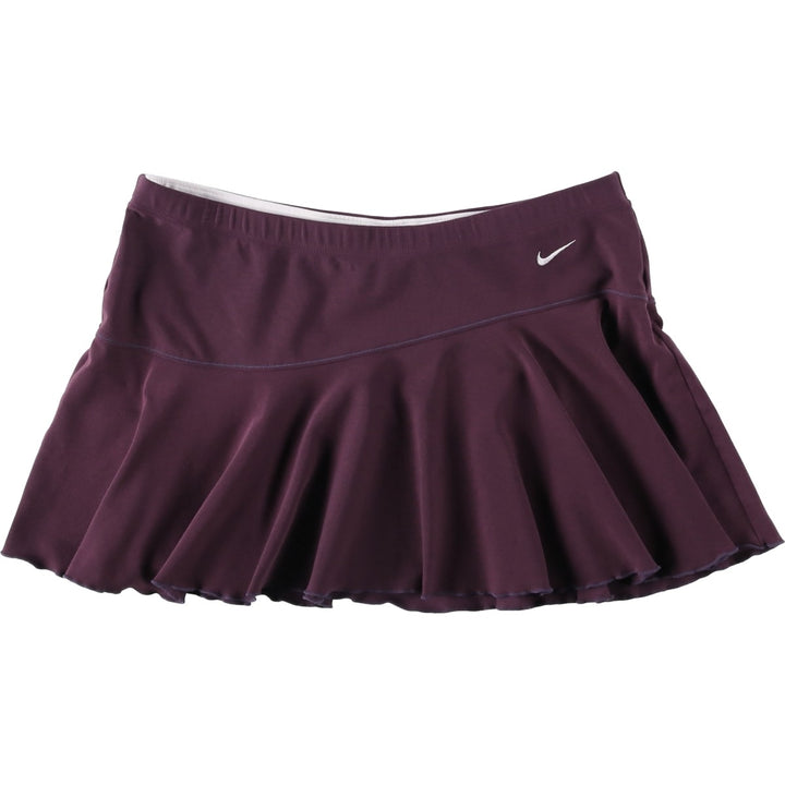 Nike DRI-FIT Jersey Mini Skirt, Women's Size L (approx.) polyester purple type Vintage Second Hand