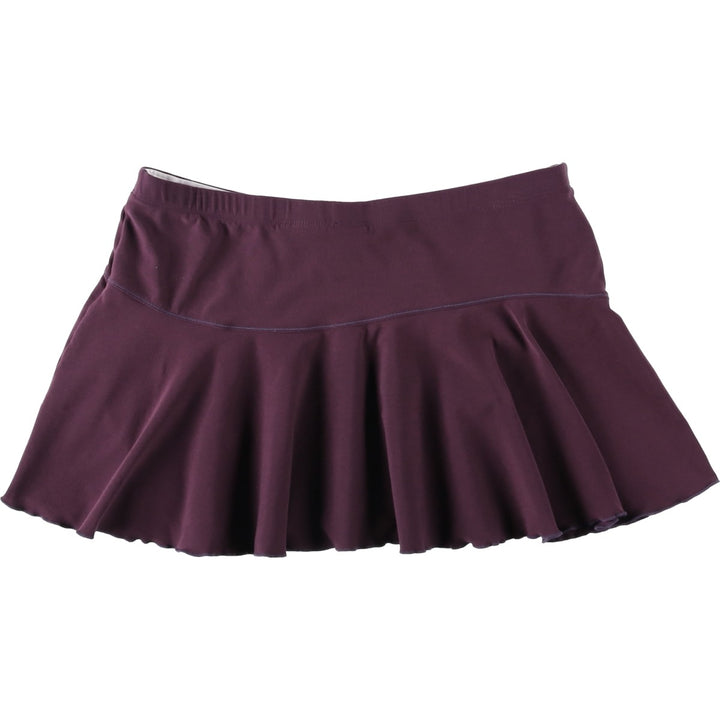 Nike DRI-FIT Jersey Mini Skirt, Women's Size L (approx.) polyester purple type Vintage Second Hand