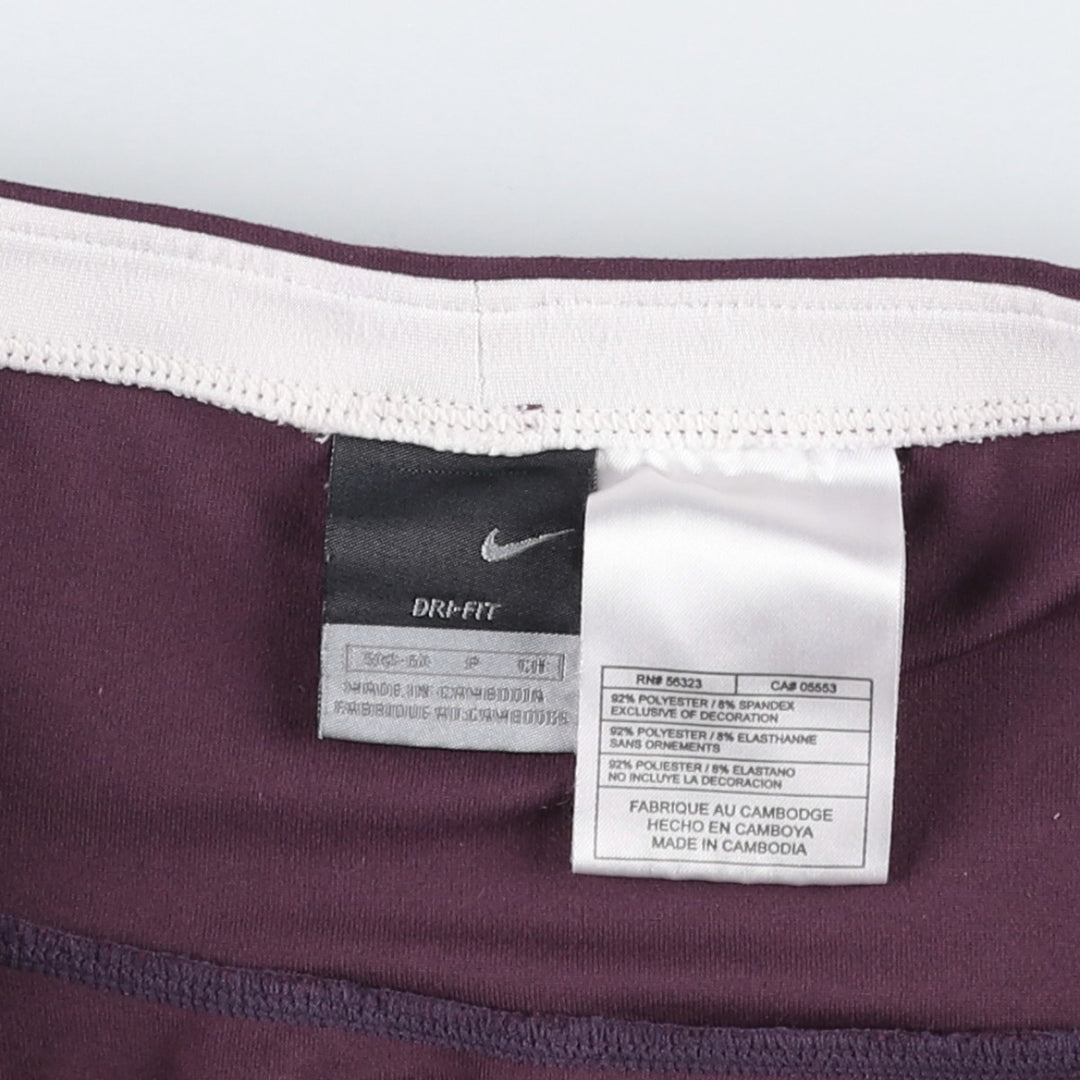 Nike DRI-FIT Jersey Mini Skirt, Women's Size L (approx.) polyester purple type Vintage Second Hand