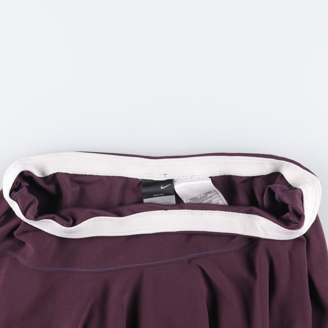 Nike DRI-FIT Jersey Mini Skirt, Women's Size L (approx.) polyester purple type Vintage Second Hand