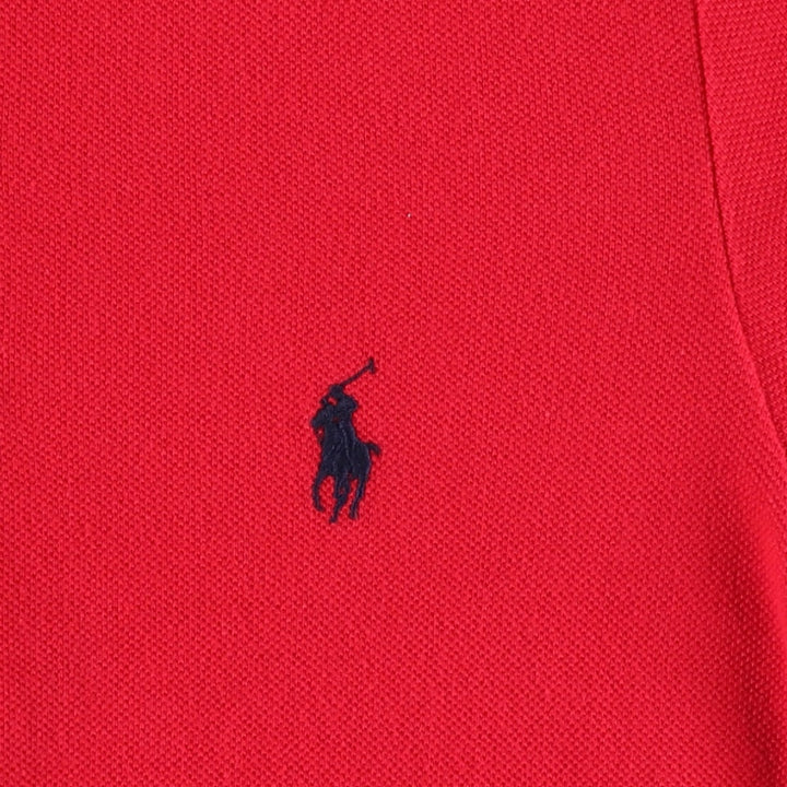 Ralph Lauren half-length short-sleeved polo shirt dress, women's size XS. cotton red type Vintage Second Hand