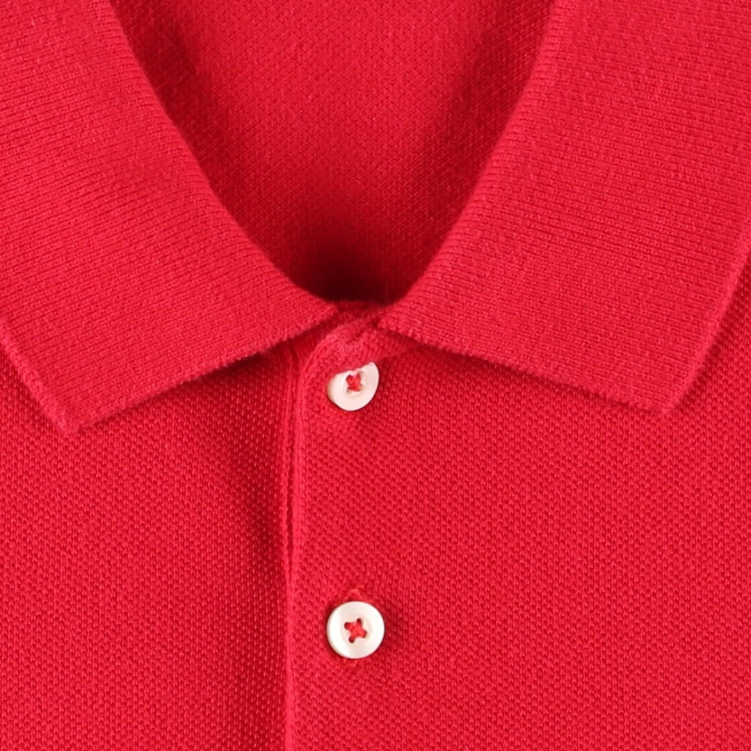 Ralph Lauren half-length short-sleeved polo shirt dress, women's size XS. cotton red type Vintage Second Hand