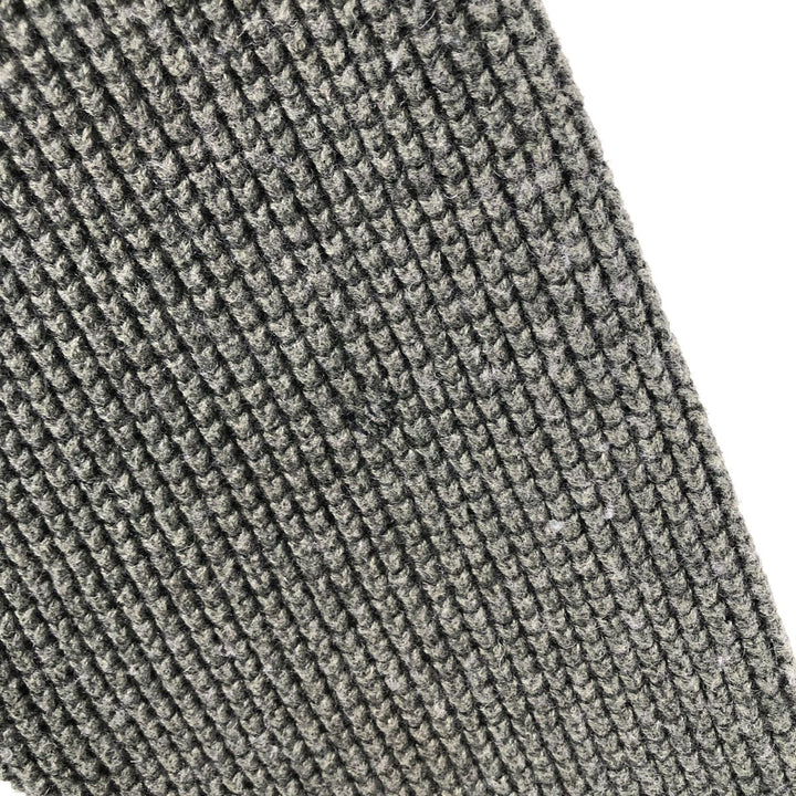 LLBean Men's Henley Neck Cotton Knit Sweater, Size L cotton green type Vintage Second Hand