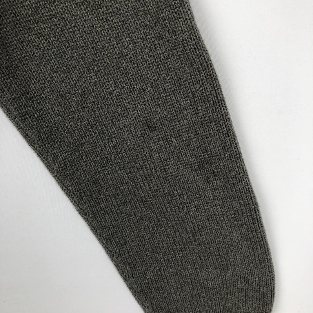 Ralph Lauren POLO by Ralph Lauren V-neck cotton knit sweater, men's XL size cotton gray type Vintage Second Hand