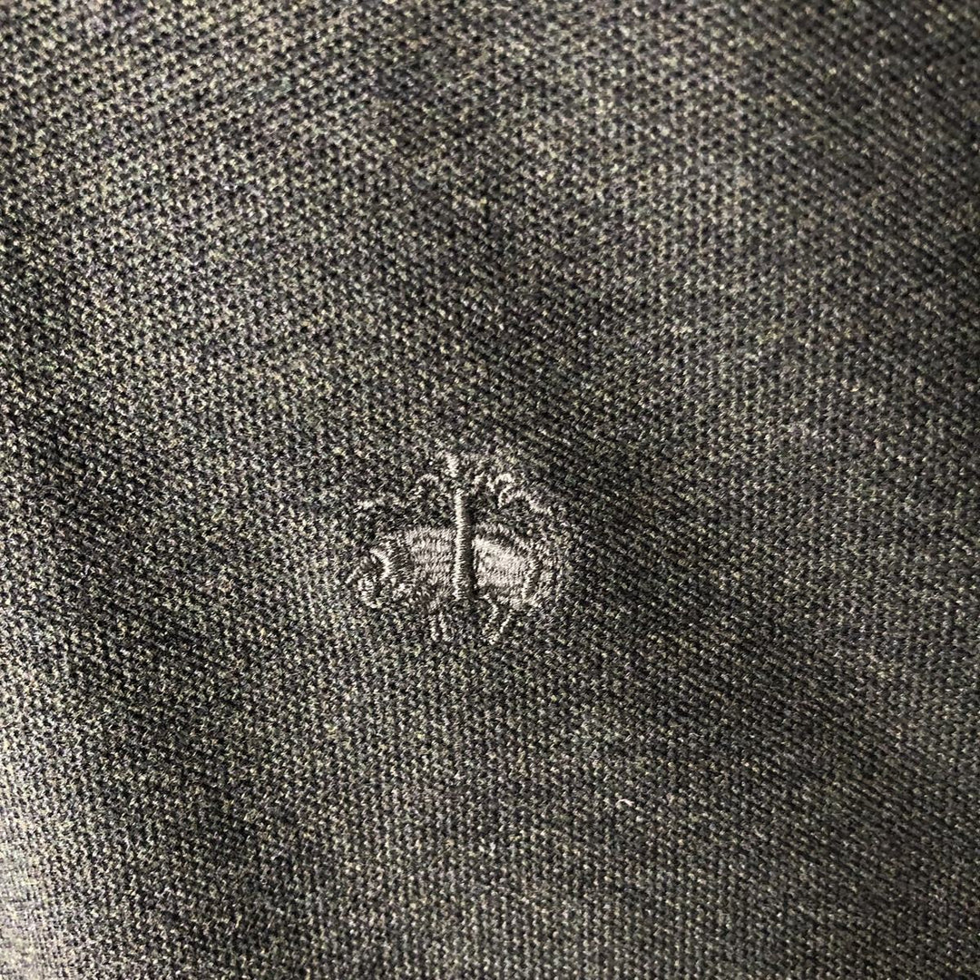 Brooks Brothers Est. 1818 Men's Long Sleeve Polo Shirt, Size M cotton green type Vintage Second Hand