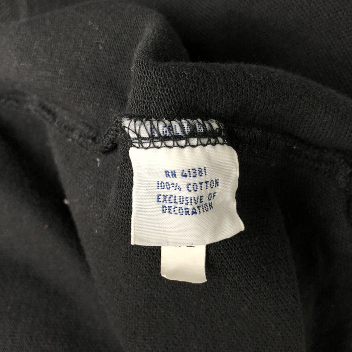 Ralph Lauren POLO RALPH LAUREN long-sleeved polo shirt, men's size L cotton black type Vintage Second Hand