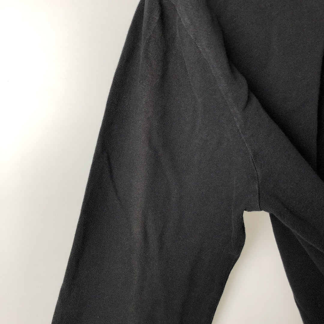 Ralph Lauren POLO RALPH LAUREN long-sleeved polo shirt, men's size L cotton black type Vintage Second Hand