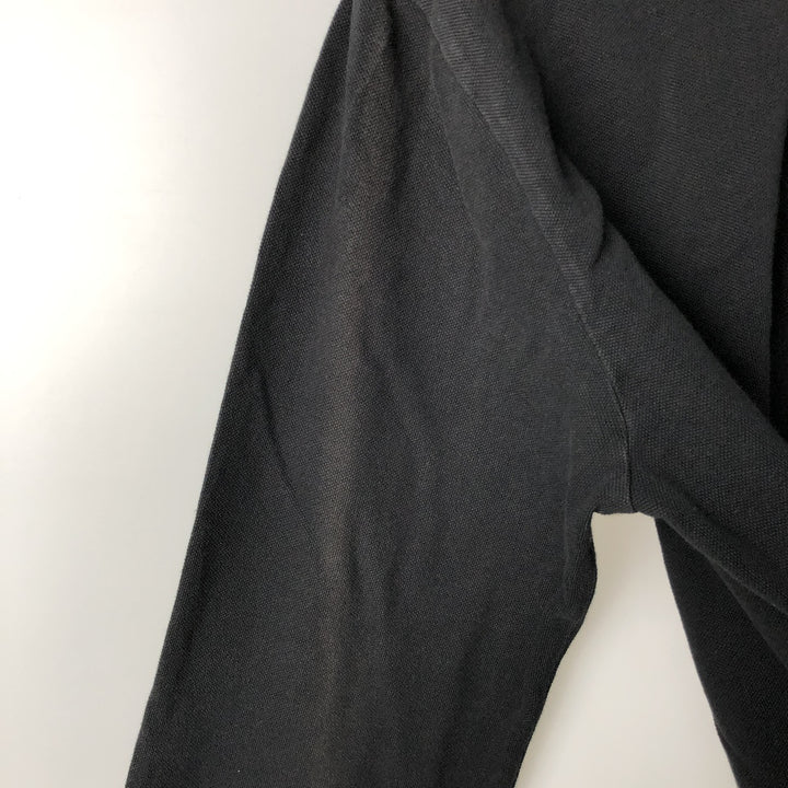 Ralph Lauren POLO RALPH LAUREN long-sleeved polo shirt, men's size L cotton black type Vintage Second Hand