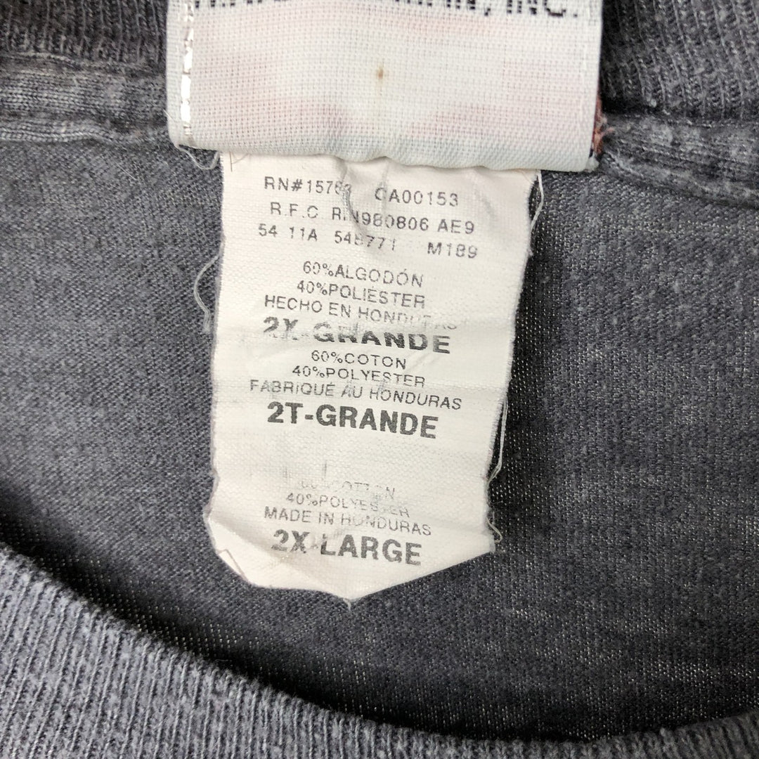 Harley-Davidson Long-Sleeve T-Shirt, Size 2X-LARGE (equivalent to Men's XXL) cotton gray type Vintage Second Hand