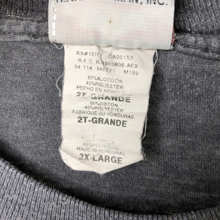 Harley-Davidson Long-Sleeve T-Shirt, Size 2X-LARGE (equivalent to Men's XXL) cotton gray type Vintage Second Hand