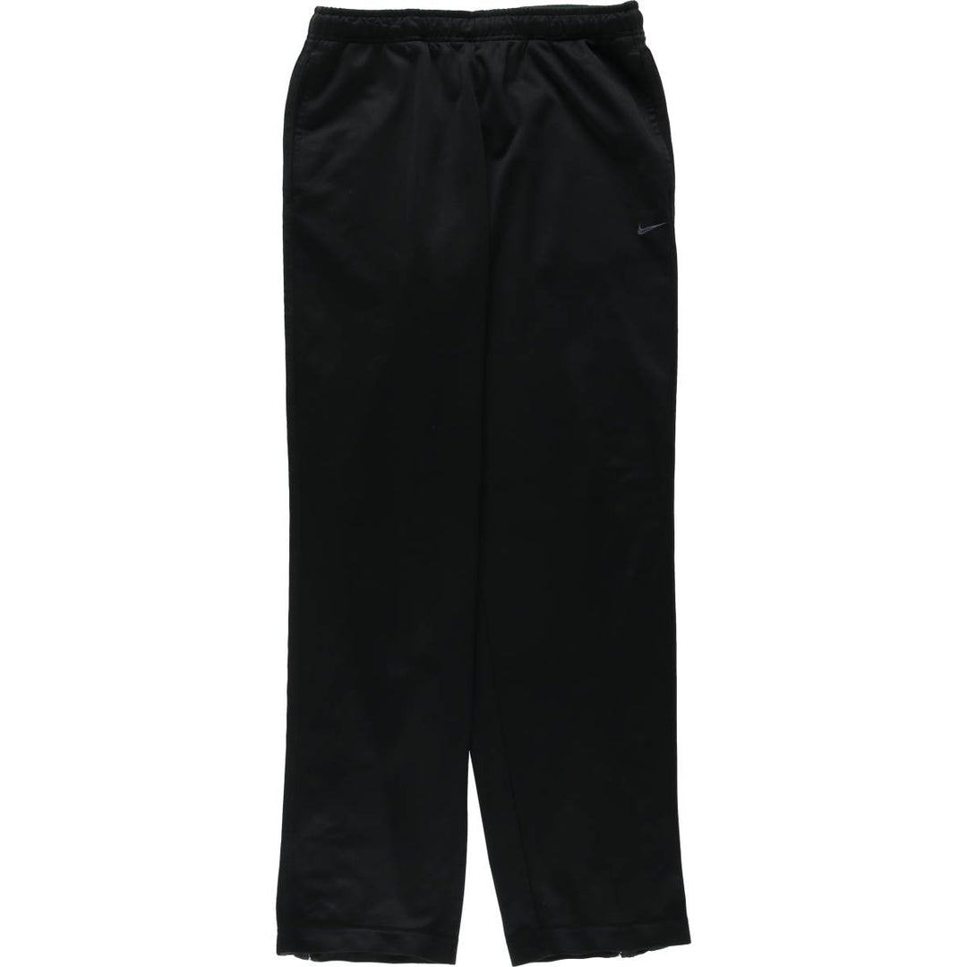 2000'S Nike Track Pants, Men's Size L polyester black type Vintage Second Hand