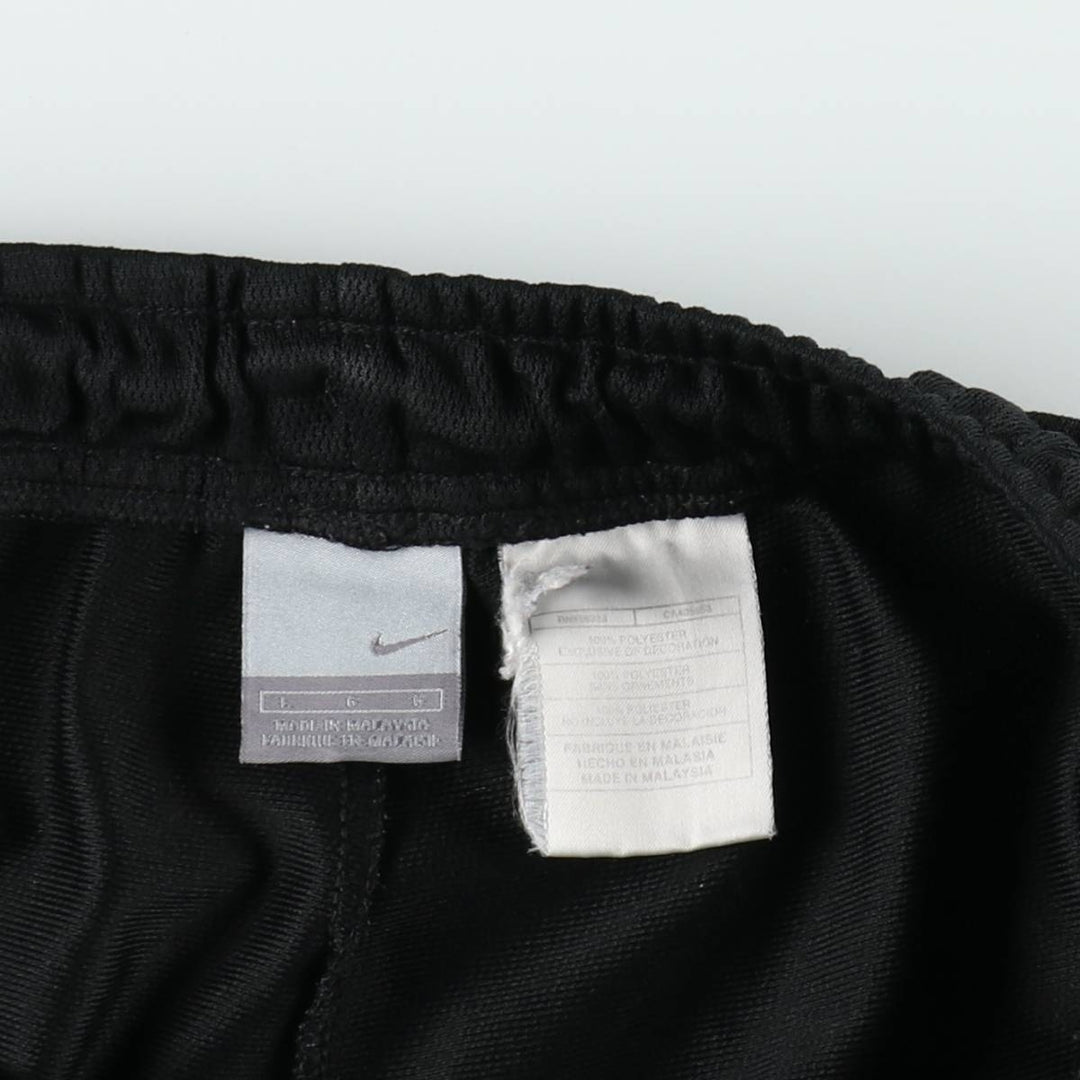 2000'S Nike Track Pants, Men's Size L polyester black type Vintage Second Hand