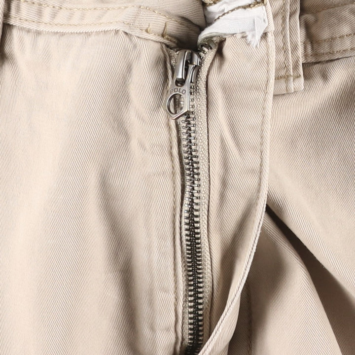 Ralph Lauren POLO RALPH LAUREN cargo shorts, half pants, men's size w33 cotton Beige type Vintage Second Hand