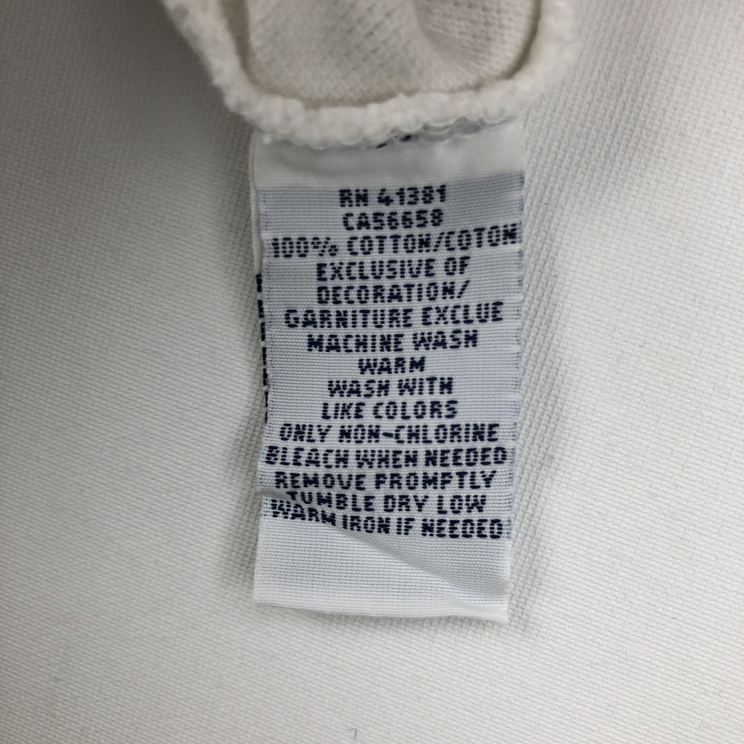 Ralph Lauren POLO RALPH LAUREN CUSTOM FIT Big Pony Short-Sleeve Rugby Shirt, Men's Size XL (approx.) cotton white type Vintage Second Hand