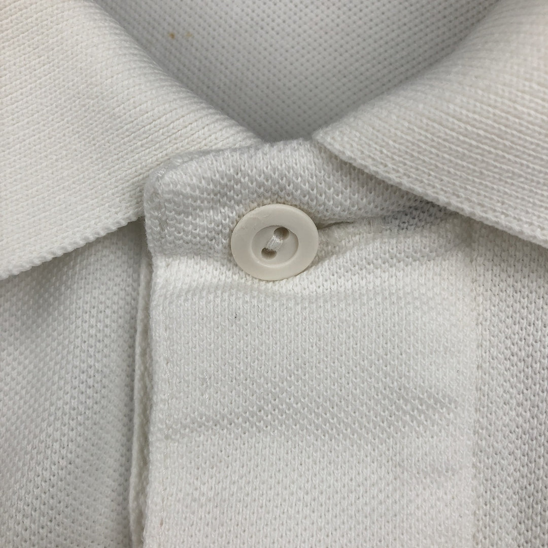 Ralph Lauren POLO RALPH LAUREN CUSTOM FIT Big Pony Short-Sleeve Rugby Shirt, Men's Size XL (approx.) cotton white type Vintage Second Hand