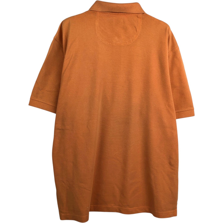 IZOD SILK WASH Short-Sleeve Polo Shirt, Men's Size L (equivalent) cotton orange type Vintage Second Hand