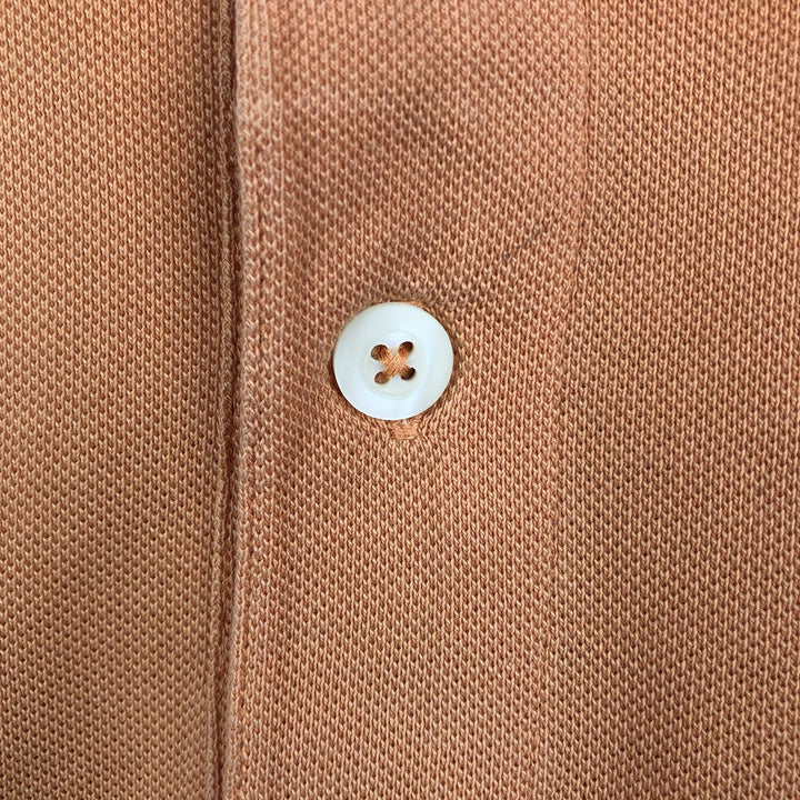 IZOD SILK WASH Short-Sleeve Polo Shirt, Men's Size L (equivalent) cotton orange type Vintage Second Hand