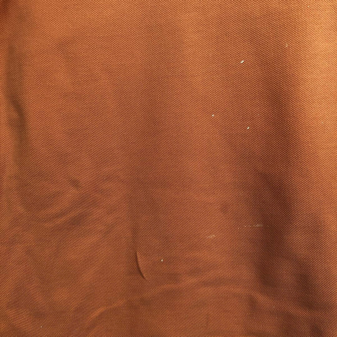 IZOD SILK WASH Short-Sleeve Polo Shirt, Men's Size L (equivalent) cotton orange type Vintage Second Hand