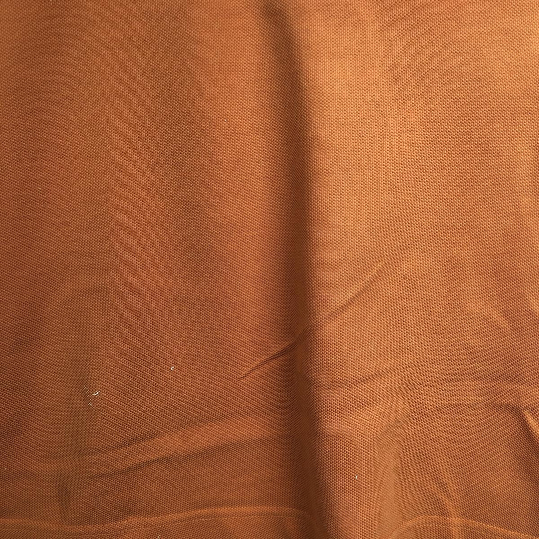 IZOD SILK WASH Short-Sleeve Polo Shirt, Men's Size L (equivalent) cotton orange type Vintage Second Hand