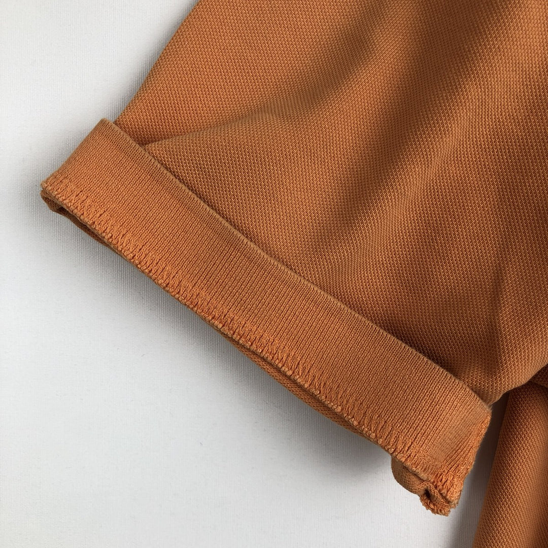 IZOD SILK WASH Short-Sleeve Polo Shirt, Men's Size L (equivalent) cotton orange type Vintage Second Hand
