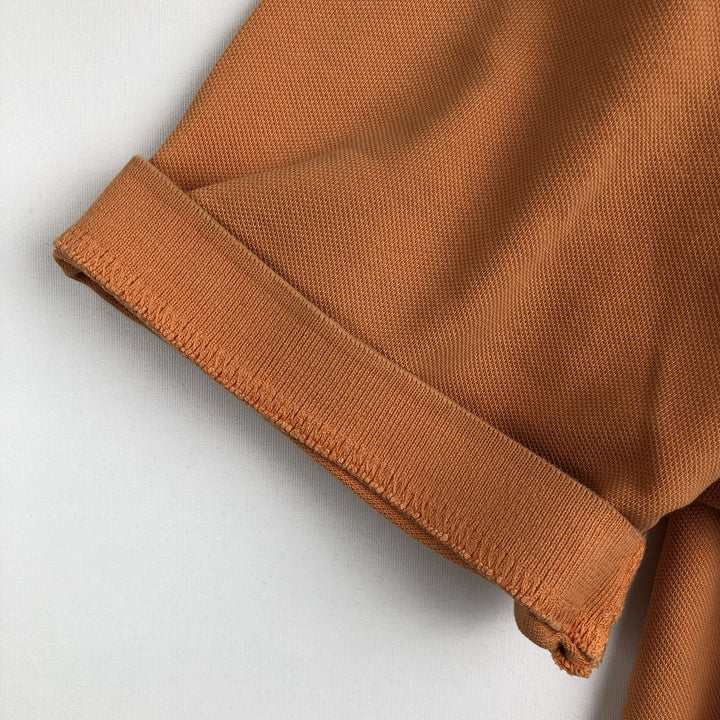 IZOD SILK WASH Short-Sleeve Polo Shirt, Men's Size L (equivalent) cotton orange type Vintage Second Hand