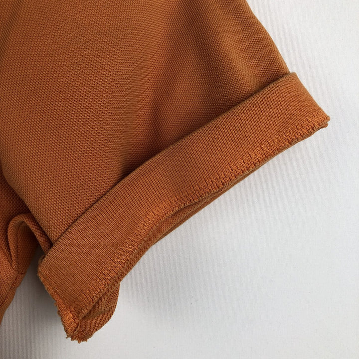 IZOD SILK WASH Short-Sleeve Polo Shirt, Men's Size L (equivalent) cotton orange type Vintage Second Hand